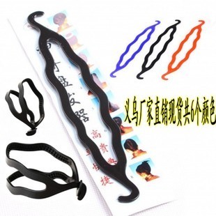 发美饰品 义乌多功能花样塑料盘发器，轻松打造百变发型
